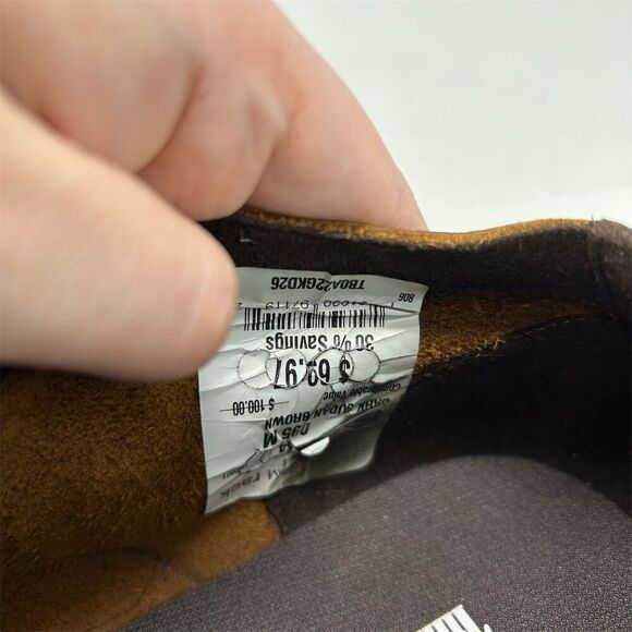 Timberland Men's Brown Leather Ortholite Chukka Boots Size 9.5 Lace Up Casual - Picture 12 of 13